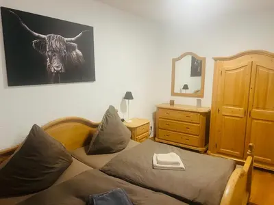 Ein Bett oder Betten in einem Zimmer der Unterkunft Landhaus Magnus
