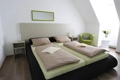 Ein Bett oder Betten in einem Zimmer der Unterkunft Hotel Landgasthof zum Kaffelstein