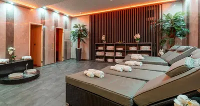Ein Sitzbereich in der Unterkunft PLAZA INN Stuttgart-Ditzingen