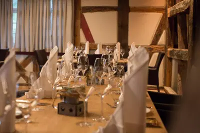 Getränke in der Unterkunft Landhotel Lammershof