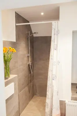 Ein Badezimmer in der Unterkunft Apartment Haus Heidelberg