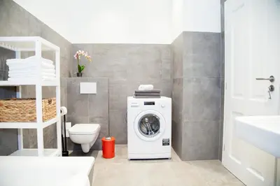 Ein Badezimmer in der Unterkunft Apartment Haus Heidelberg