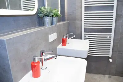 Ein Badezimmer in der Unterkunft Apartment Haus Heidelberg
