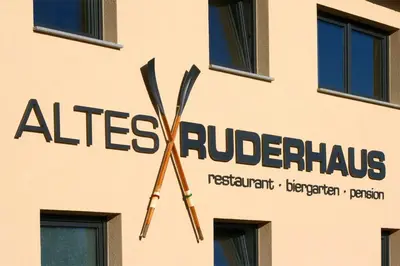 Ein Zertifikat, Auszeichnung, Logo oder anderes Dokument, das in der Unterkunft Altes Ruderhaus ausgestellt ist