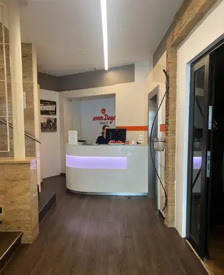 Lobby/Rezeption in der Unterkunft sevenDays Hotel Karlsruhe