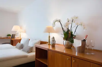 Ein Bett oder Betten in einem Zimmer der Unterkunft Hotel & Restaurant Rose