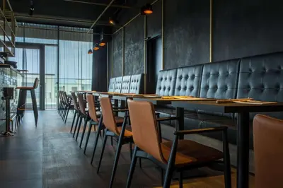 Ein Restaurant oder anderes Speiselokal in der Unterkunft Radisson Blu Hotel, Mannheim