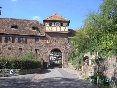 Das Gebäude in dem sich das Ferienhaus befindet