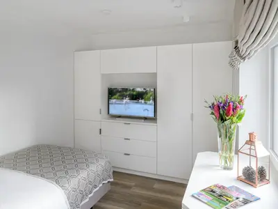 Ein Bett oder Betten in einem Zimmer der Unterkunft Das Hardberg