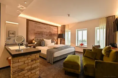 Ein Bett oder Betten in einem Zimmer der Unterkunft Höll am Main