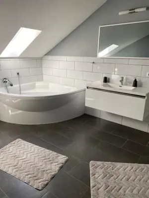 Ein Badezimmer in der Unterkunft Ferienwohnung Schantz