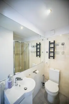 Ein Badezimmer in der Unterkunft Ferienwohnung Schantz