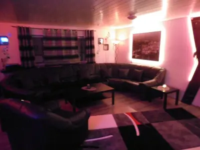 Ein Sitzbereich in der Unterkunft Exclusiv-Mietapartment (BDSM)-Heidelberg
