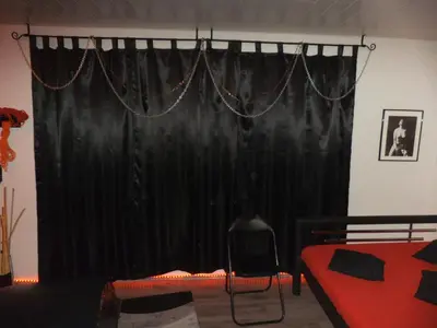 Ein Sitzbereich in der Unterkunft Exclusiv-Mietapartment (BDSM)-Heidelberg
