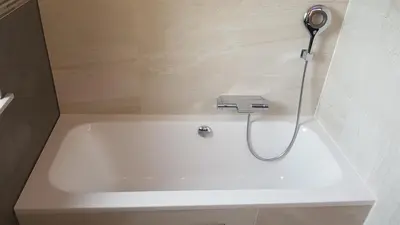 Ein Badezimmer in der Unterkunft FeWo Lingenfeld