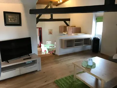 TV/Unterhaltungsangebot in der Unterkunft Gästehaus Windheim (Karlsruher Denkmal)