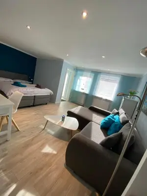 Ein Bett oder Betten in einem Zimmer der Unterkunft Ferienwohnung Familie Seuferle