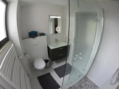 Ein Badezimmer in der Unterkunft Ferienwohnung Familie Seuferle