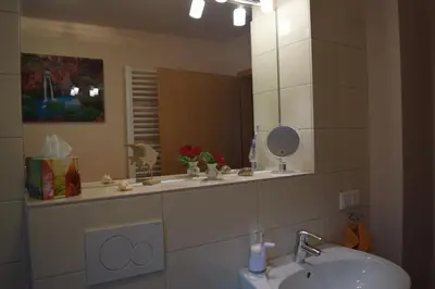 Ein Badezimmer in der Unterkunft Nichtraucherferienwohnung-Neckarblick ZE-2022-74-WZ-118A