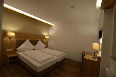 Ein Bett oder Betten in einem Zimmer der Unterkunft GS DiePension
