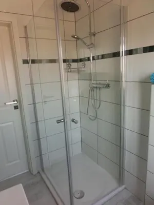 Ein Badezimmer in der Unterkunft Ferienhaus Cartoonwerkstatt