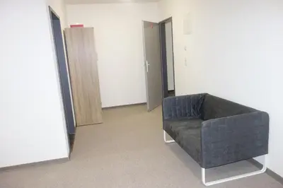 Ein Sitzbereich in der Unterkunft Budget Hotel Ludwigshafen