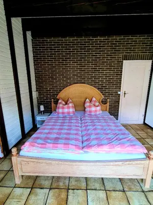 Ein Bett oder Betten in einem Zimmer der Unterkunft Villa Josy