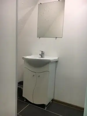 Ein Badezimmer in der Unterkunft Pension Haus Baron 2 Friedrichsfeld