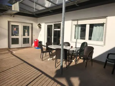 Ein Balkon oder eine Terrasse in der Unterkunft Die Werkstatt