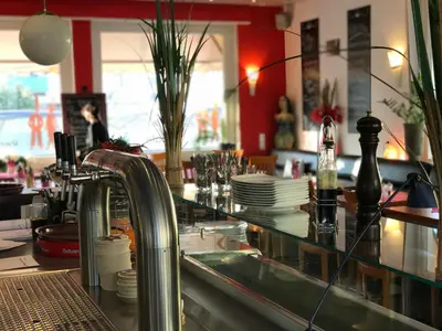 Lounge oder Bar in der Unterkunft Hotel Berlin