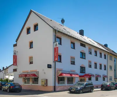 Das Gebäude in dem sich das Hotel befindet