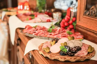 Essen in der Pension oder in der Nähe