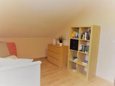 Die Bibliothek in der Ferienwohnung