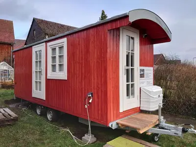 Das Gebäude in dem sich die Ferienwohnung befindet