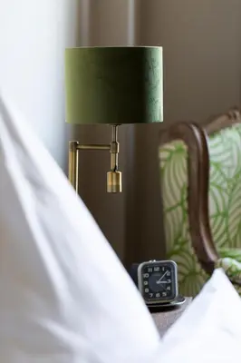 Ein Bett oder Betten in einem Zimmer der Unterkunft Hofgut Holzmuhle