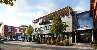 Das Gebäude in dem sich das Hotel befindet