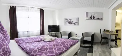 Ein Bett oder Betten in einem Zimmer der Unterkunft Apartment in Innenstadtnähe