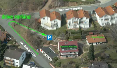 Die Umgebung um die Ferienwohnung