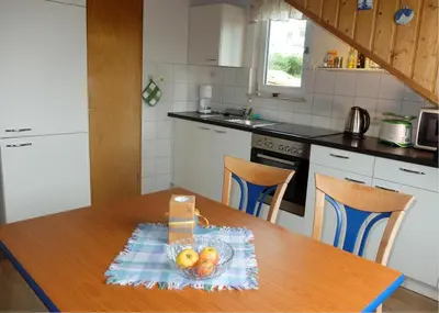 Küche/Küchenzeile in der Unterkunft Schöne Aussicht