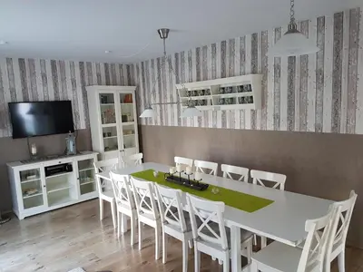 TV/Unterhaltungsangebot in der Unterkunft Ferienwohnung Grewe