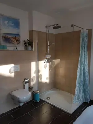 Ein Badezimmer in der Unterkunft Ferienwohnung Grewe
