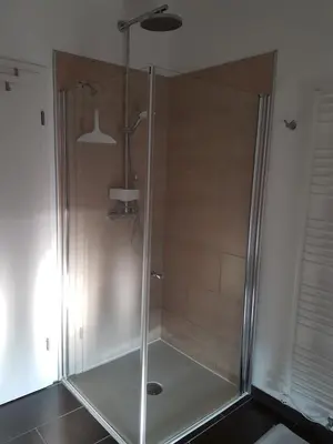 Ein Badezimmer in der Unterkunft Ferienwohnung Grewe
