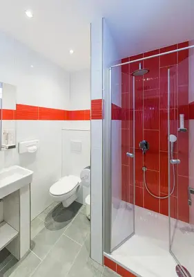 Ein Badezimmer in der Unterkunft Hotel Tommasi