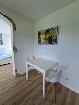 Ein Sitzbereich in der Unterkunft Ferienwohnung Karlsruhe