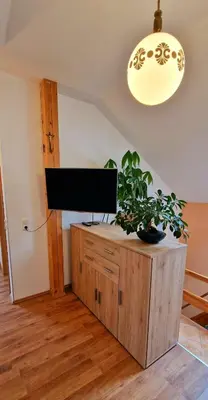 Küche/Küchenzeile in der Unterkunft Privatwohnung Rybczynski