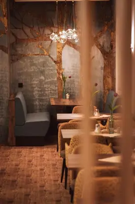Ein Sitzbereich in der Unterkunft Hotel zum Engel