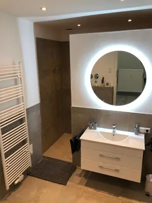 Ein Badezimmer in der Unterkunft Ermmes Ferienwohnungen