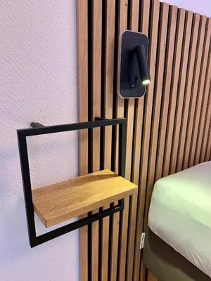 Ein Bett oder Betten in einem Zimmer der Unterkunft Hotel Zum Pfalzgrafen