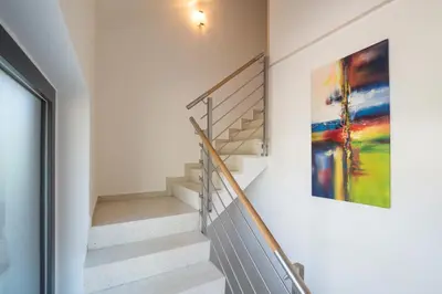 Grundriss der Unterkunft Miralior Apartment Mainz - 110m2, Terrasse und Parkplatz - ideal für Gruppen und Familien