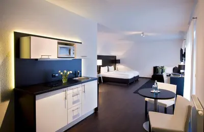 Küche/Küchenzeile in der Unterkunft Hotel zum Rössel